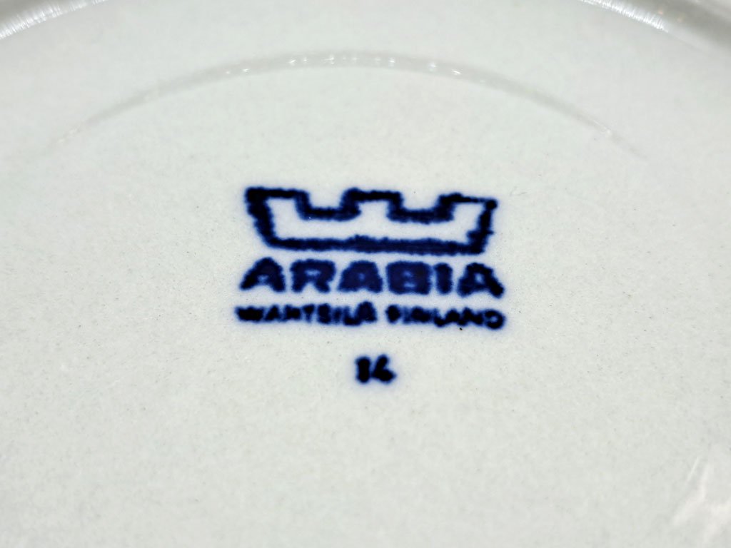 アラビア ARABIA アネモネ Anemone コーヒーカップ＆ソーサー C＆S ウラ・プロコッペ ビンテージ 北欧食器 フィンランド A ●