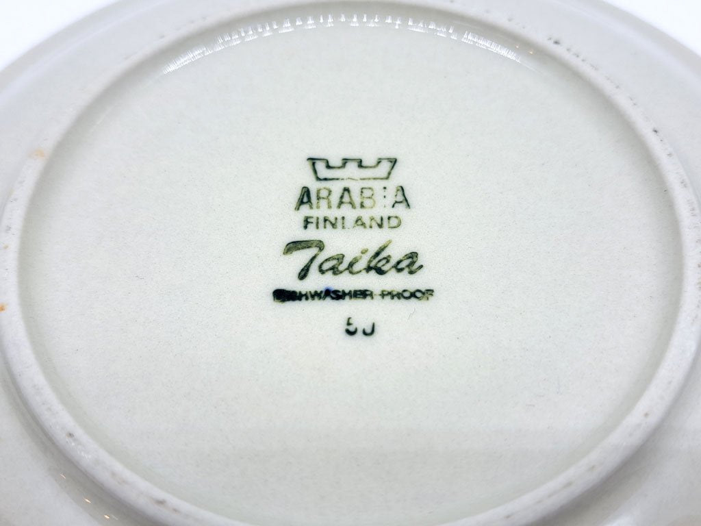 アラビア ARABIA タイカ taika ティーカップ＆ソーサー C&S Peter Winquist Anja Jaatinen-Winqvist ビンテージ 北欧食器 フィンランド B ●