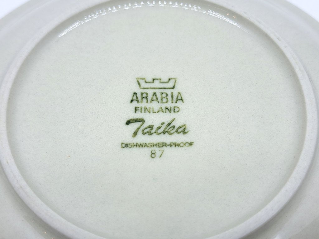 アラビア ARABIA タイカ taika ティーカップ＆ソーサー C&S Peter Winquist Anja Jaatinen-Winqvist ビンテージ 北欧食器 フィンランド A ●