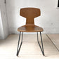 トラックファニチャー TRUCK FURNITURE ティーチェア T CHAIR ダイニングチェア オーク材 × スチール脚 ブラック 廃番 希少 ★