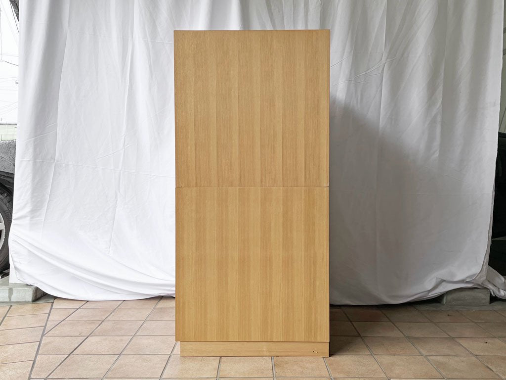 クラフト家具 ワインラック ボトルラック シェルフ タモ材 127cm 店舗什器 オーダーメイド ◇