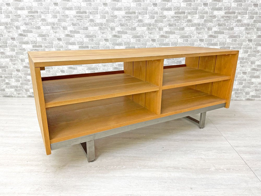 イデー IDEE プランクス PLANX SIDEBOARD2 AVボード サイドボード アッシュ無垢材 スチール W130cm インダストリアル 廃番 ●