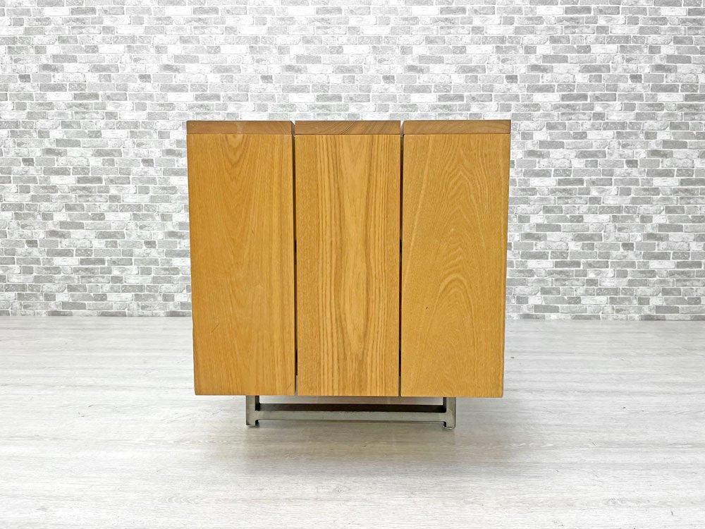 イデー IDEE プランクス PLANX SIDEBOARD2 AVボード サイドボード アッシュ無垢材 スチール W130cm インダストリアル 廃番 ●