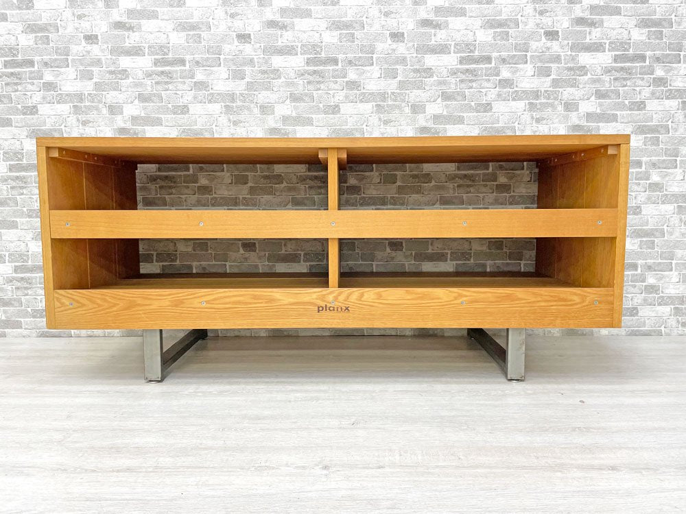 イデー IDEE プランクス PLANX SIDEBOARD2 AVボード サイドボード アッシュ無垢材 スチール W130cm インダストリアル 廃番 ●