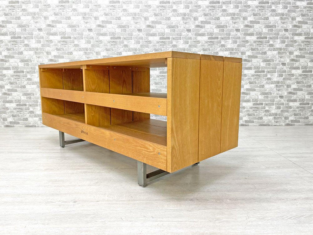 イデー IDEE プランクス PLANX SIDEBOARD2 AVボード サイドボード アッシュ無垢材 スチール W130cm インダストリアル 廃番 ●