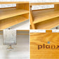 イデー IDEE プランクス PLANX SIDEBOARD2 AVボード サイドボード アッシュ無垢材 スチール W130cm インダストリアル 廃番 ●