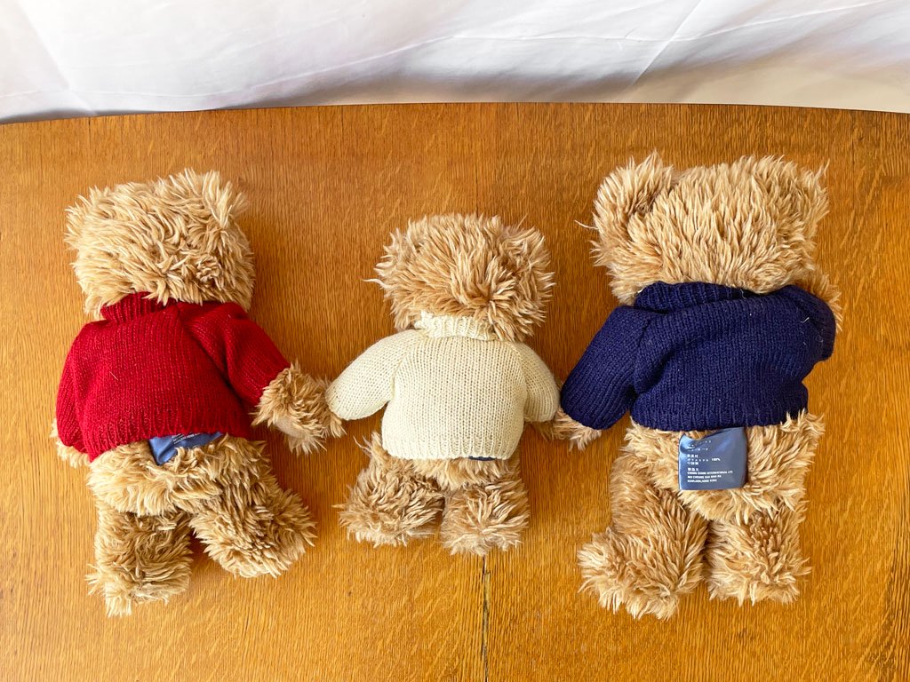 ポロ・ラルフローレン Polo Ralph Lauren テディベア ぬいぐるみ3体セット ポロベア POLO BEAR ◇