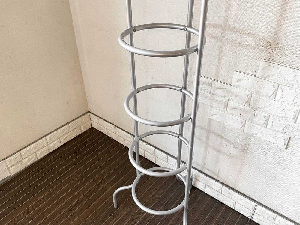 インダストリアルデザイン Industrial design スチール製 フラワースタンド プランタースタンド 花台 4段 H139cm 店舗什器 ◎