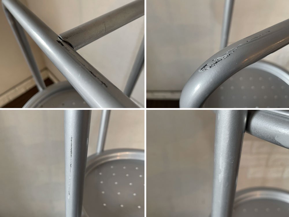 インダストリアルデザイン Industrial design スチール製 フラワースタンド プランタースタンド 花台 4段 H139cm 店舗什器 ◎