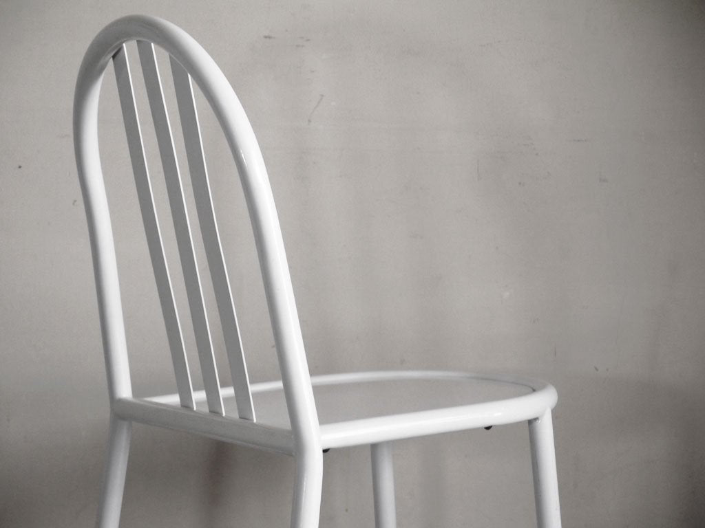 フレンチビンテージ French Vintage ステヴァンチェア Stevens Chair モデルC ホワイト スタッキング ロベール・マレ・ステヴァン ■