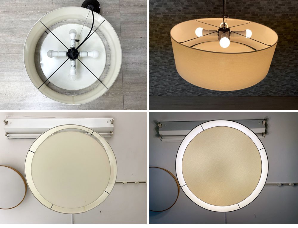 イデー IDEE オーブ シーリングランプ 7 ORB CEILING LAMP 7 ペンダントライト Φ60cm ホワイト ナチュラルモダン 定価￥53,300- ●