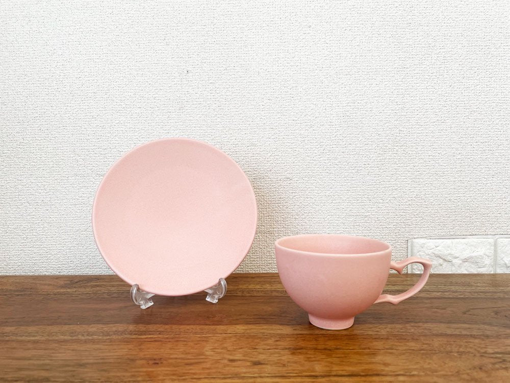 青木良太 RYOTA AOKI POTTERY プレタライン PRET A LINE カップ＆ソーサー C/S 桜 SAKURA 美濃焼 現代作家 ◎