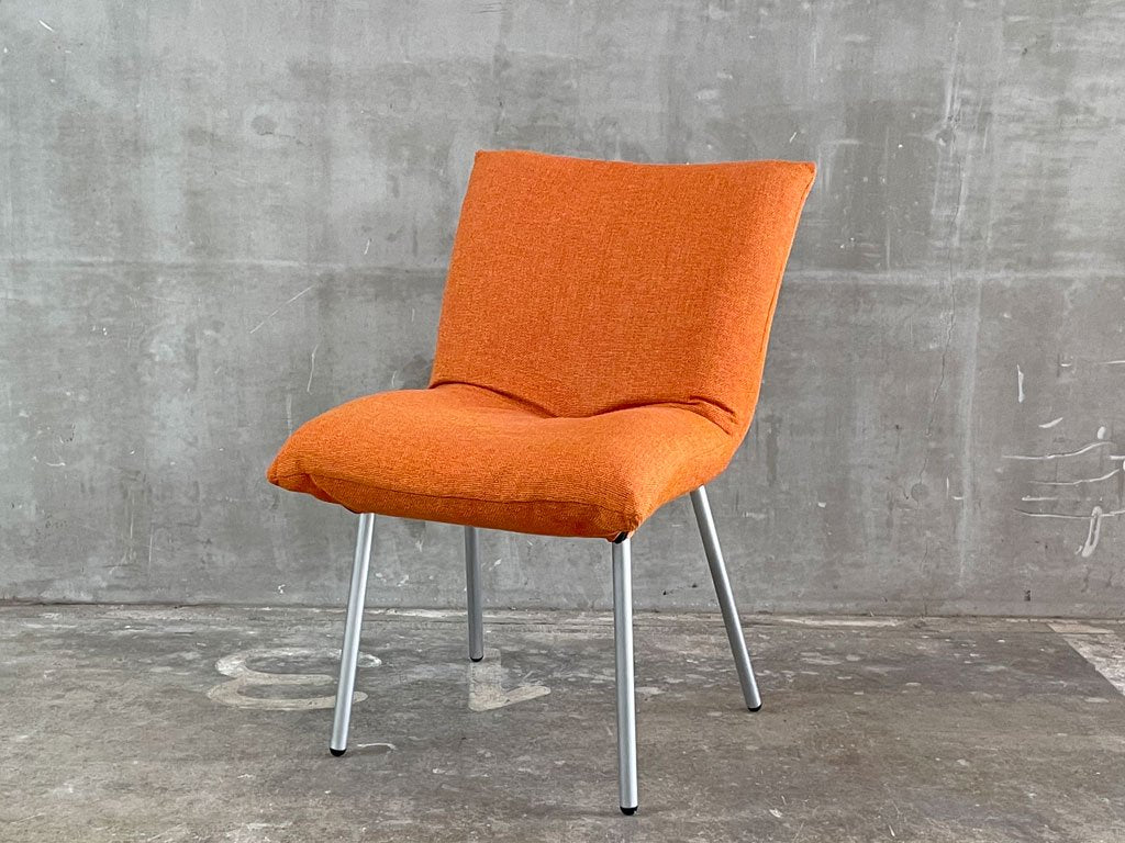 リーンロゼ ligneroset　ロゼカラン ダイニングチェア ROSET Calin steel leg カラン CALIN チェア オレンジファブリック D 〓