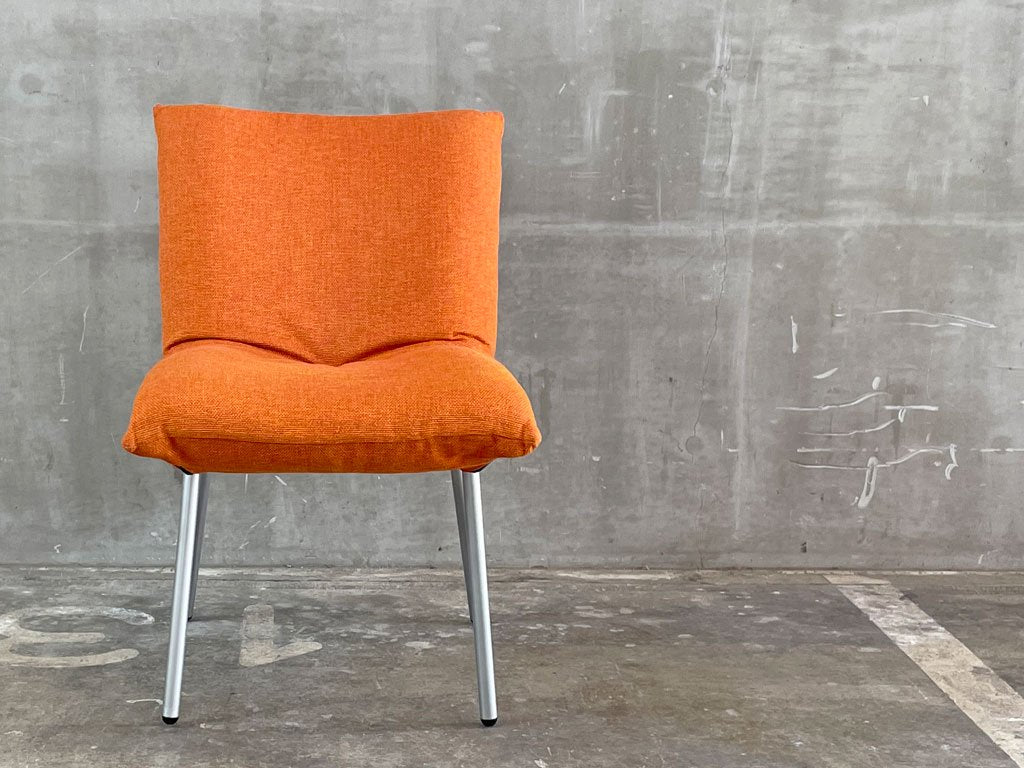 リーンロゼ ligneroset　ロゼカラン ダイニングチェア ROSET Calin steel leg カラン CALIN チェア オレンジファブリック D 〓