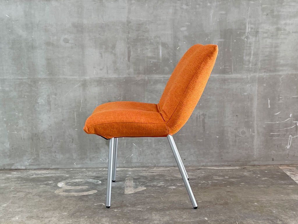 リーンロゼ ligneroset　ロゼカラン ダイニングチェア ROSET Calin steel leg カラン CALIN チェア オレンジファブリック D 〓