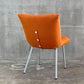 リーンロゼ ligneroset　ロゼカラン ダイニングチェア ROSET Calin steel leg カラン CALIN チェア オレンジファブリック D 〓