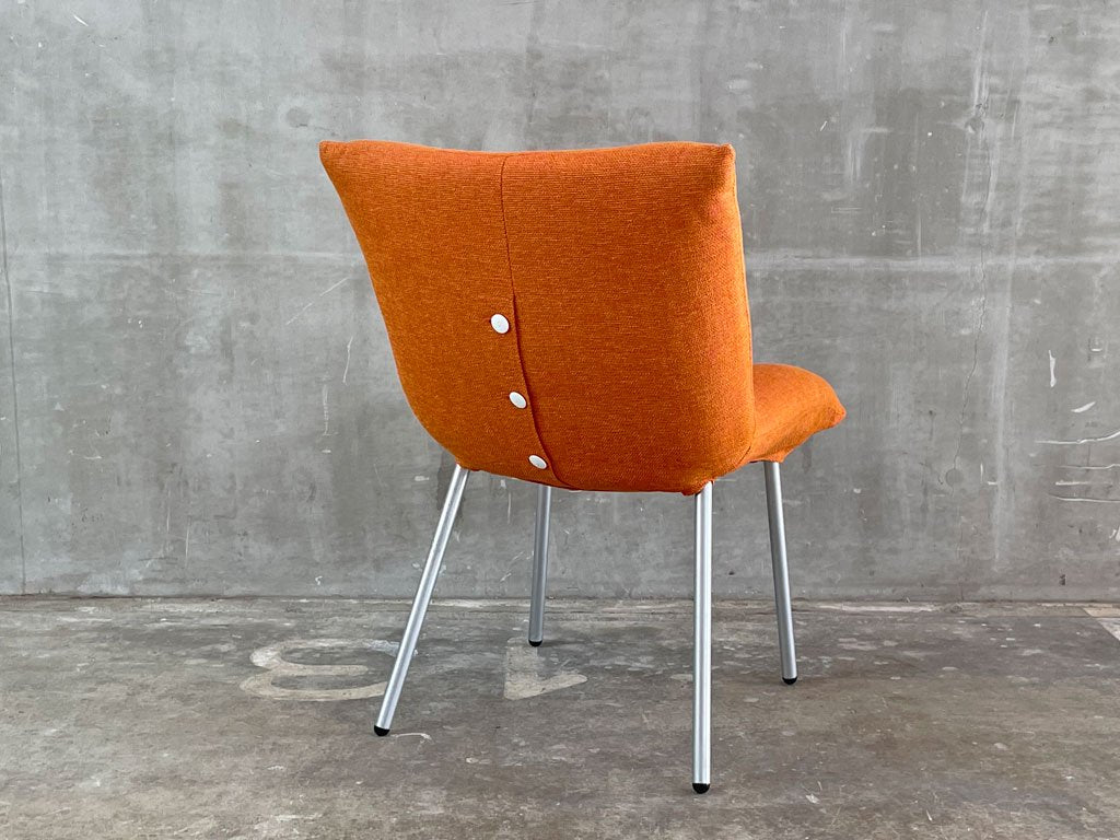 リーンロゼ ligneroset　ロゼカラン ダイニングチェア ROSET Calin steel leg カラン CALIN チェア オレンジファブリック D 〓