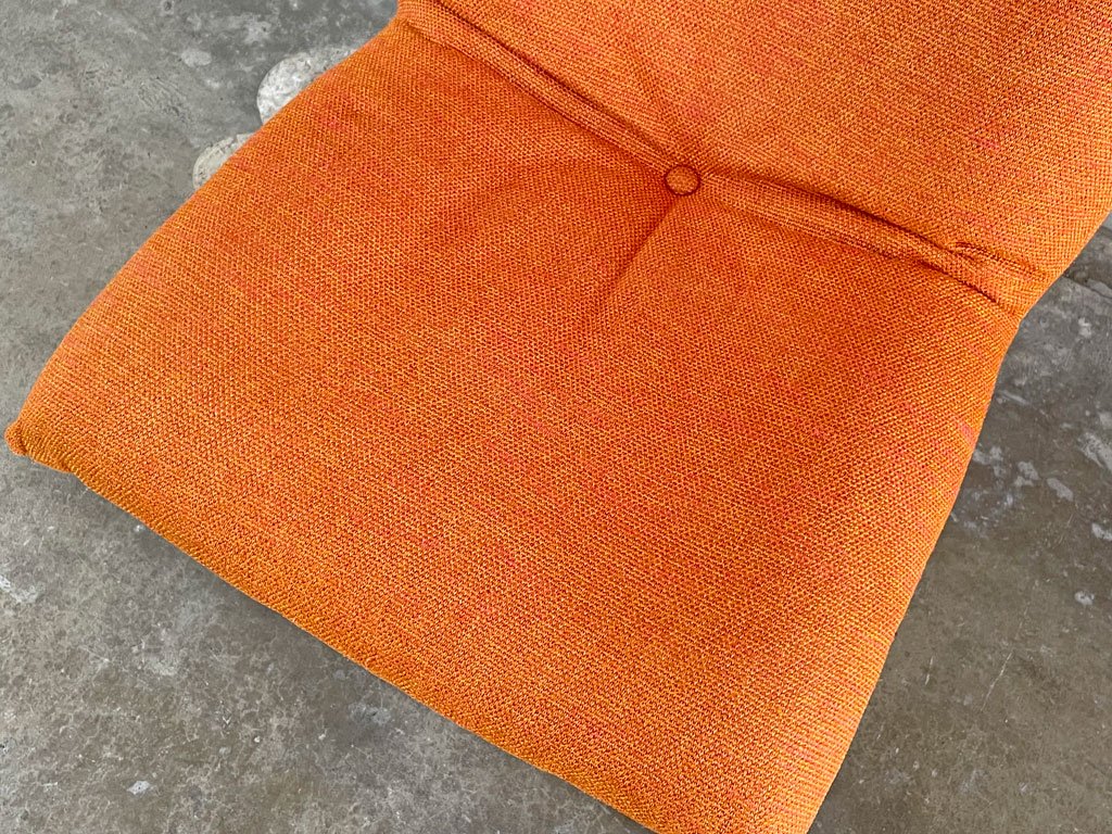 リーンロゼ ligneroset　ロゼカラン ダイニングチェア ROSET Calin steel leg カラン CALIN チェア オレンジファブリック D 〓