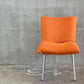 リーンロゼ ligneroset　ロゼカラン ダイニングチェア ROSET Calin steel leg カラン CALIN チェア オレンジファブリック C 〓