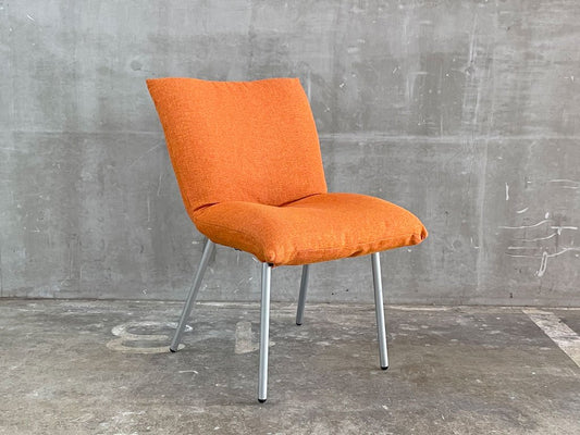 リーンロゼ ligneroset　ロゼカラン ダイニングチェア ROSET Calin steel leg カラン CALIN チェア オレンジファブリック B 〓