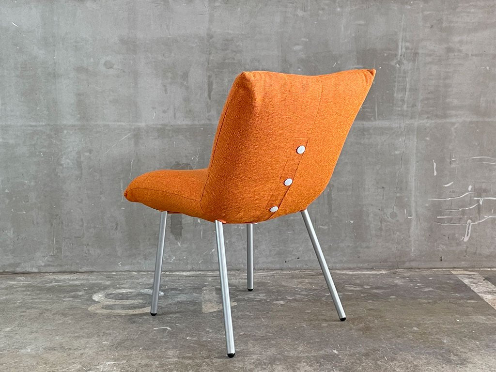 リーンロゼ ligneroset　ロゼカラン ダイニングチェア ROSET Calin steel leg カラン CALIN チェア オレンジファブリック A 〓