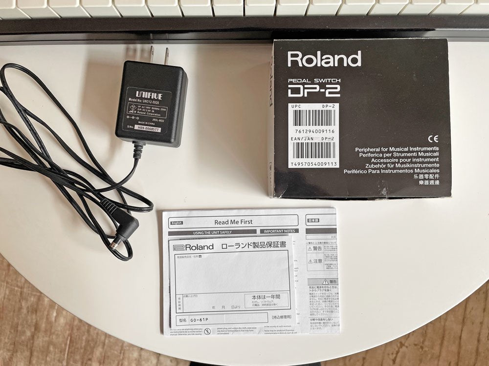 ROLAND ローランド GO:PIANO GO-61P 電子ピアノ キーボード 61鍵 未使用ペダル付き ♪