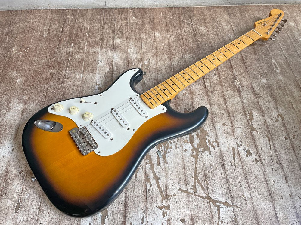 フェンダージャパン Fender Japan エレキギター ストラトキャスター ST57-65L 2トーンサンバースト 1999～2002年製 改造品 ♪