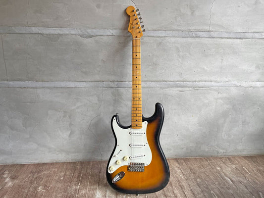 フェンダージャパン Fender Japan エレキギター ストラトキャスター ST57-65L 2トーンサンバースト 1999～2002年製 改造品 ♪