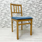 ジャーナルスタンダードファニチャー journal standard Furniture ハーレムチェア HARLEM CHAIR ダイニングチェア アッシュ材 デニム生地 定価￥28,600- ●