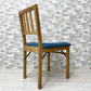 ジャーナルスタンダードファニチャー journal standard Furniture ハーレムチェア HARLEM CHAIR ダイニングチェア アッシュ材 デニム生地 定価￥28,600- ●