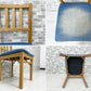 ジャーナルスタンダードファニチャー journal standard Furniture ハーレムチェア HARLEM CHAIR ダイニングチェア アッシュ材 デニム生地 定価￥28,600- ●