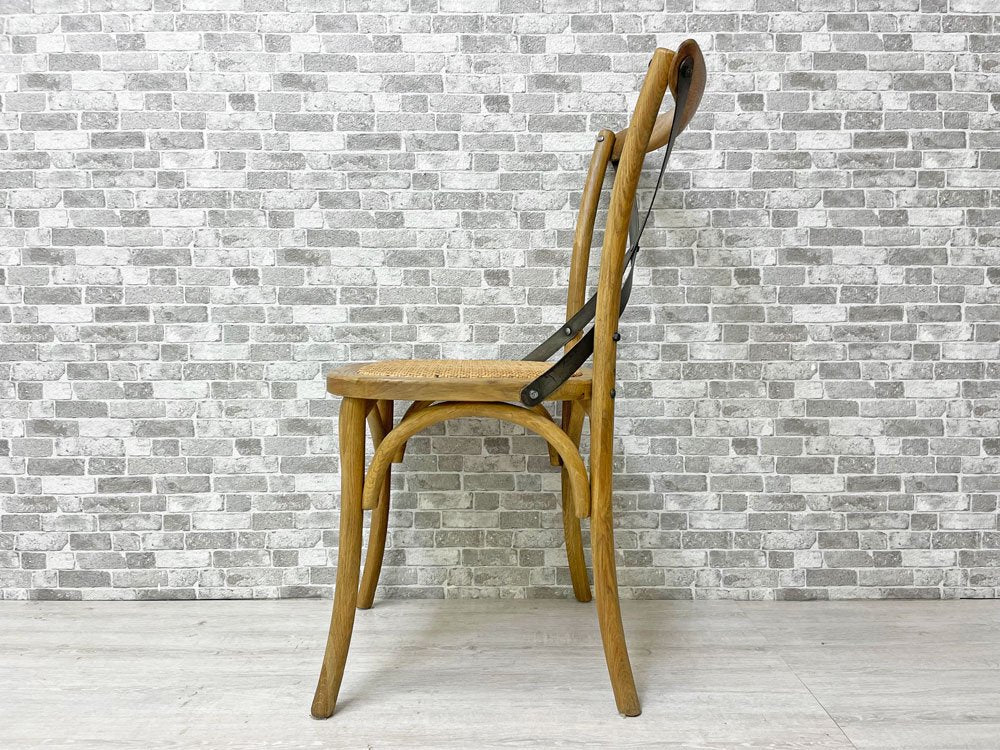 ジャーナルスタンダードファニチャー journal standard Furniture ビーコンチェア BEACON CHAIR ダイニングチェア オーク材 アイアン クロスバック 曲げ木 ●