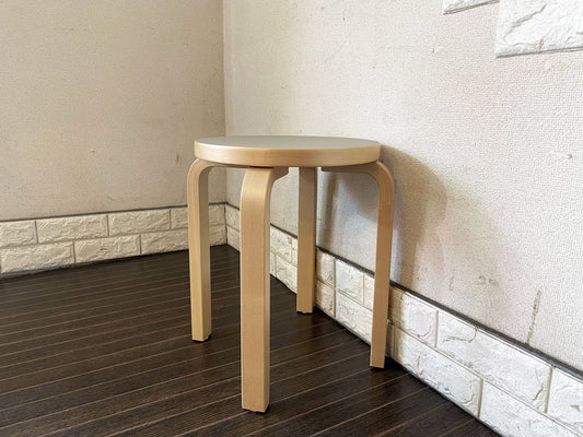 アルテック Artek スツール Stool 60 リノリウム ペブル 4本脚 アルヴァ・アアルト スコープ scope 別注カラー フィンランド 北欧家具 ◎