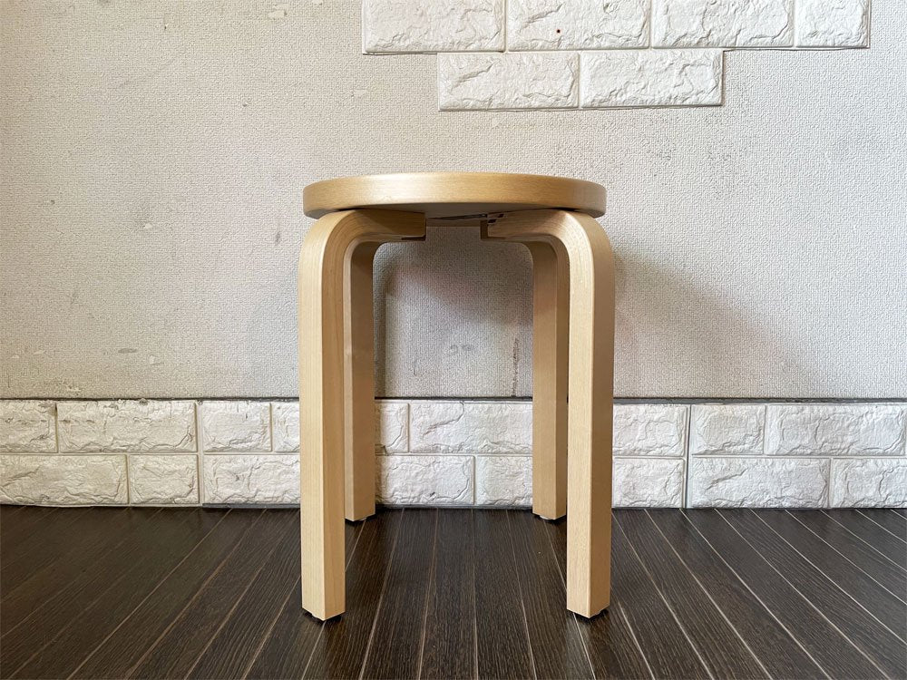 アルテック Artek スツール Stool 60 リノリウム ペブル 4本脚 アルヴァ・アアルト スコープ scope 別注カラー フィンランド 北欧家具 ◎