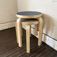 アルテック Artek スツール Stool 60 リノリウム ペブル 4本脚 アルヴァ・アアルト スコープ scope 別注カラー フィンランド 北欧家具 ◎