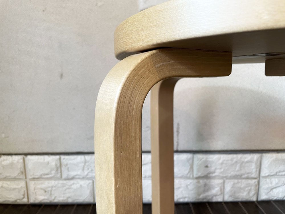 アルテック Artek スツール Stool 60 リノリウム ペブル 4本脚 アルヴァ・アアルト スコープ scope 別注カラー フィンランド 北欧家具 ◎