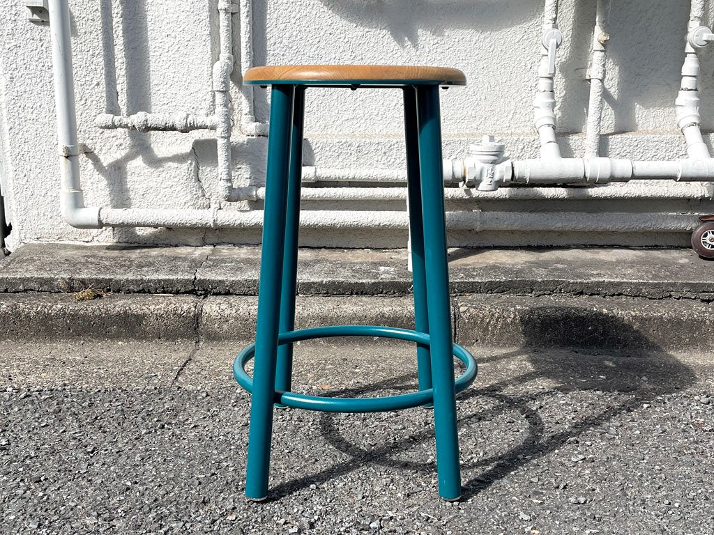 ディビジョントゥエルブ Division Twelve デッキスツール Dek Stool ターコイズブルー Geof Lilge 参考定価 約42,000円 ◇