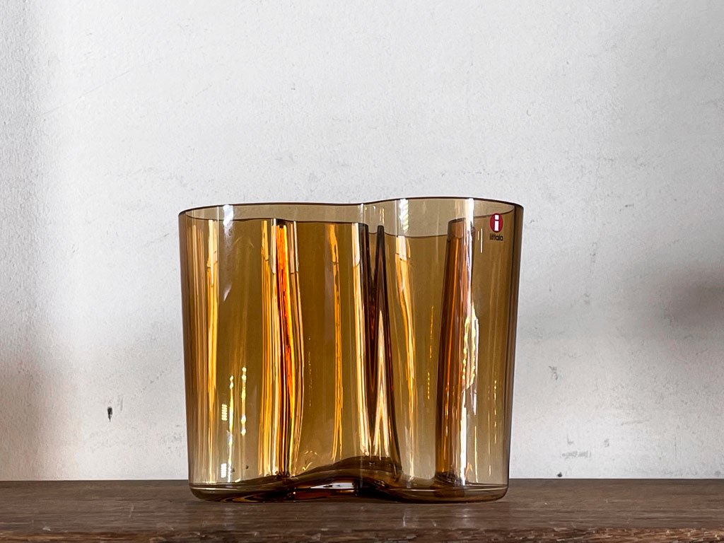 イッタラ iittala アルヴァ アアルト コレクション Alvar Aalto Collection ベース デザート Desert 120mm 元箱付き ■