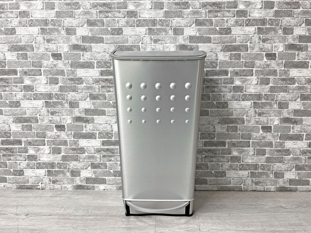 マスト MAST ダストビン ペダルビン ダストボックス ごみ箱 Lサイズ 38L アルミ製 ギリシャ 廃番 ●