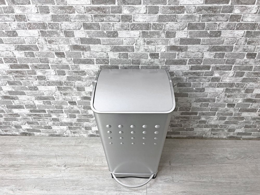 マスト MAST ダストビン ペダルビン ダストボックス ごみ箱 Lサイズ 38L アルミ製 ギリシャ 廃番 ●