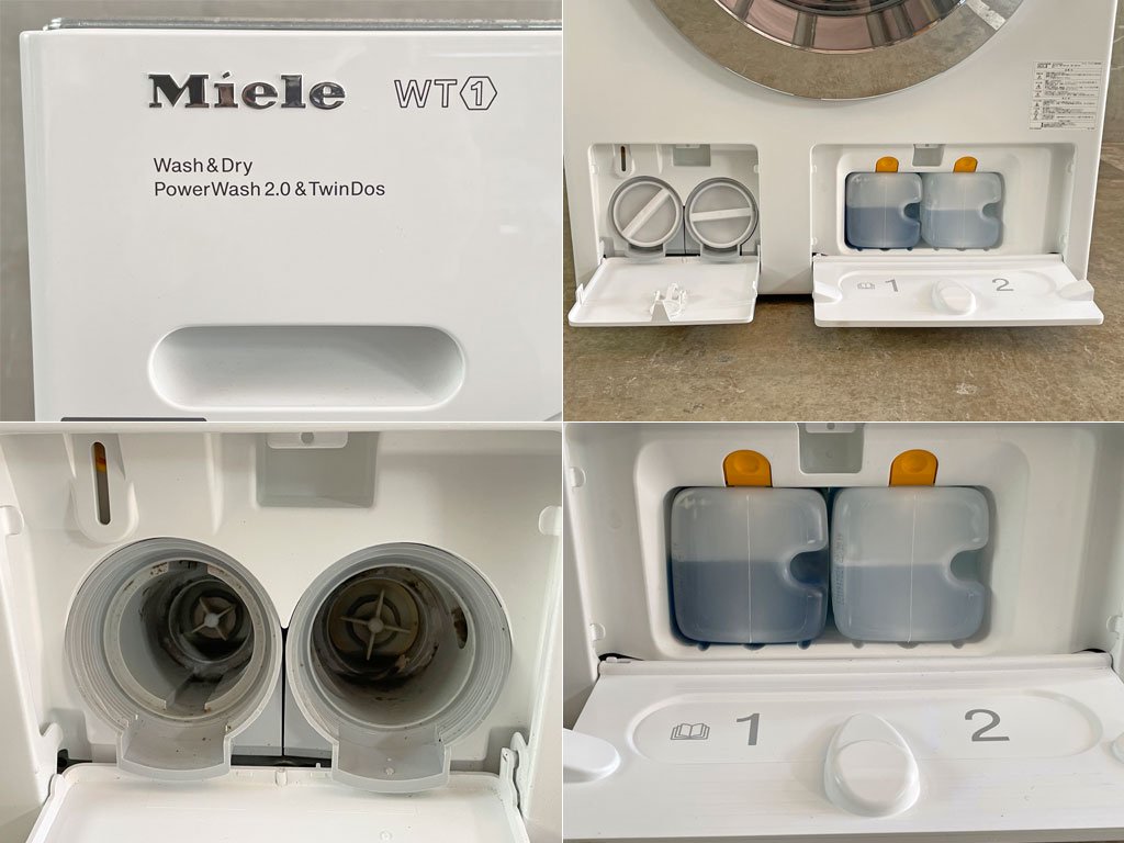 ミーレ Miele ドラム式洗濯乾燥機 脱水 7? 乾燥 4kg WTH120 WPM PWash 2.0＆TDos 右開き 2019年製 200V ドイツ 世界No.1シェアメーカー 〓