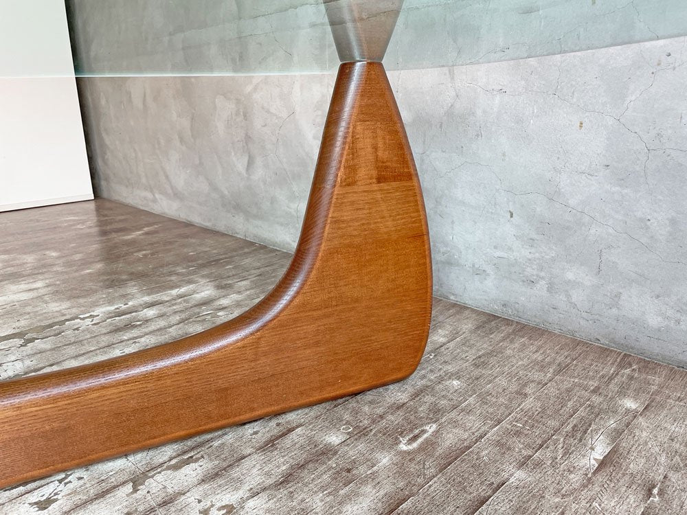 イサムノグチ Isamu Noguchi コーヒーテーブル Coffee Table ガラス天板厚20mm リプロダクト品 デザイナーズ家具 名作 ♪