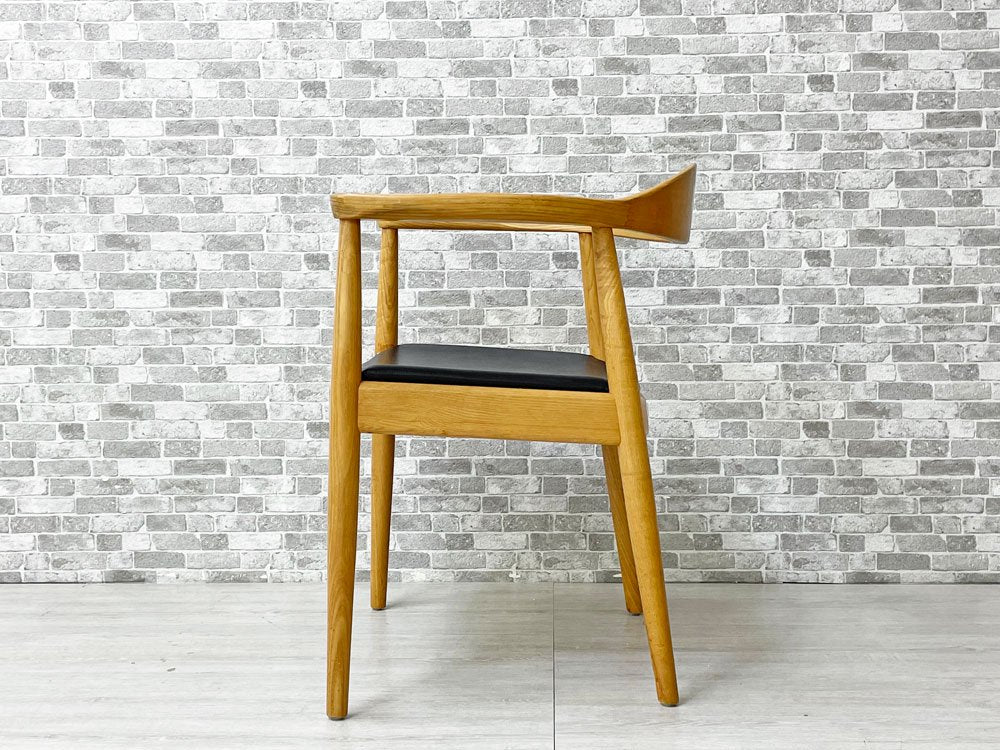 ザ・チェア The Chair リブロダクト品 アッシュ材 PVCレザー ハンス・J・ウェグナー Hans・J・Wegner ●