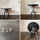 ジャーナルスタンダード ファニチャー j.s.F ギデル GUIDEL アトリエテーブル ATELIER TABLE カフェテーブル Sサイズ ラウンド Φ60cm インダストリアル 廃番 ◎