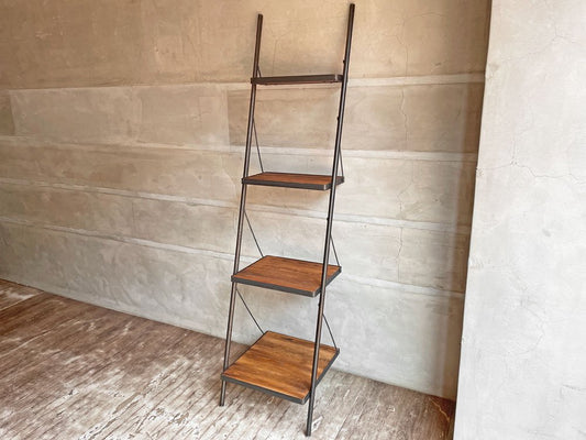 ジャーナルスタンダードファニチャー jsF シノン CHINON ラダーシェルフ LADDER SHELF ビンテージ加工 インダストリアル オープンシェルフ ♪