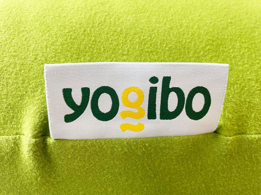 ヨギボー yogibo サポート Support ビーズクッション ソファ  ライムグリーン 背もたれ&肘置き 抱き枕 定価￥16,280- ★