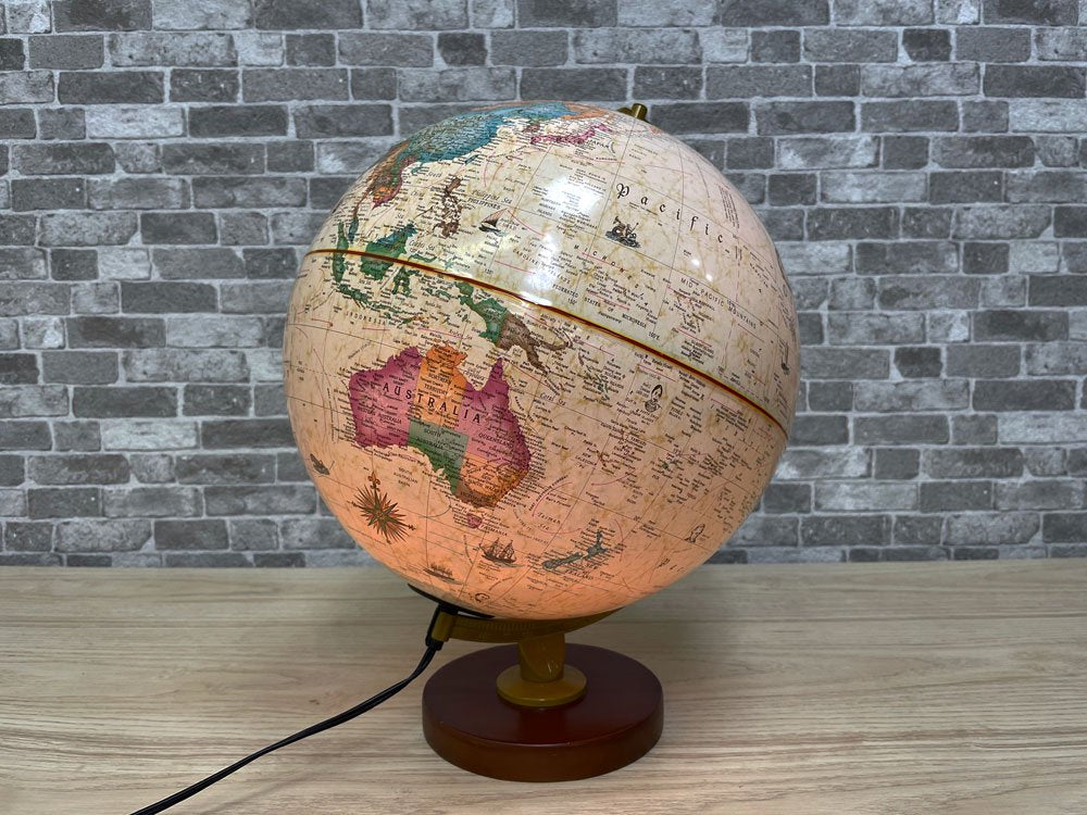 リプルーグル グローブス Replogle GLOBES パノラマ・アンティーク型 照明付き 地球儀 WORLD GLOBES 箱付き ●