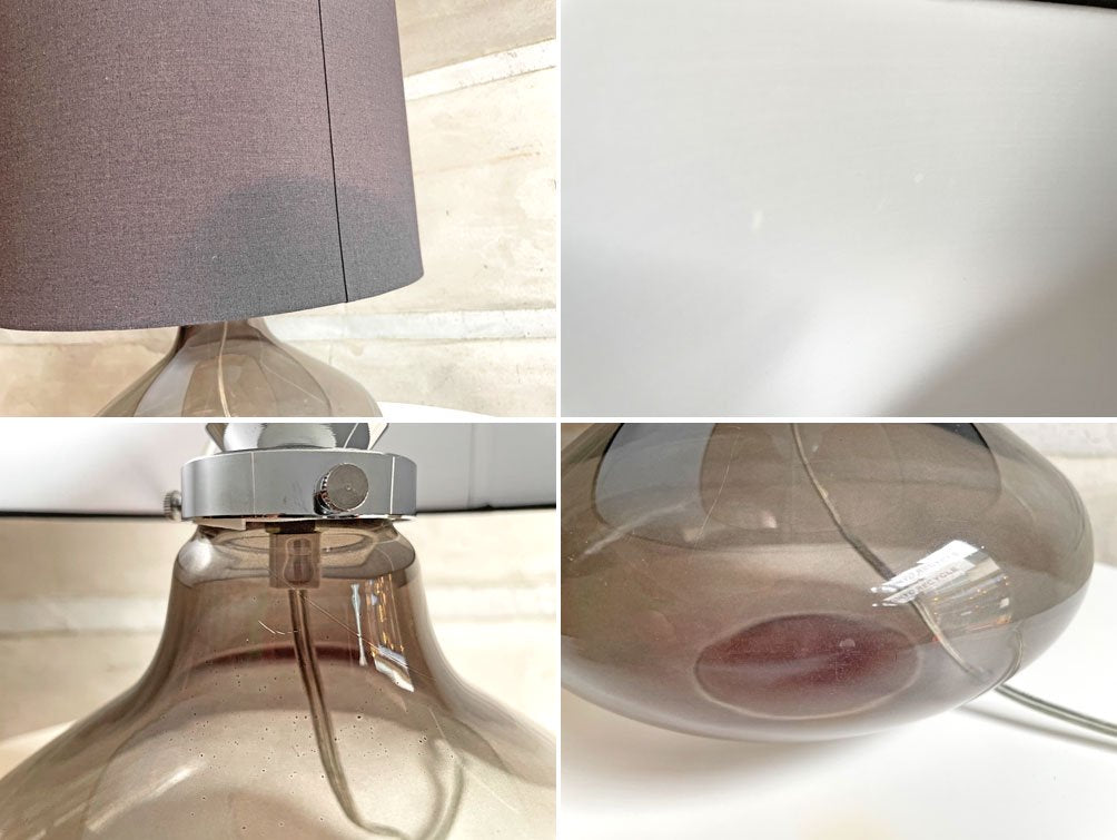 ディクラッセ DI CLASSE アクア テーブルランプ Acqua table lamp ライト ブラック LED電球使用可 定価￥24,200-♪