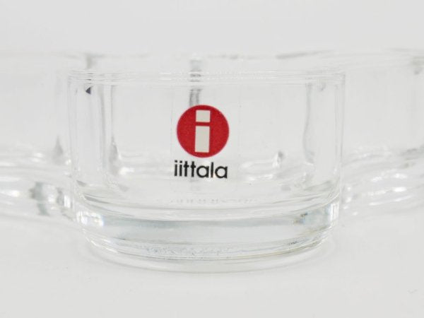 イッタラ iittala アルヴァ・アアルトコレクション Alvar Aalto ボウル クリア 98mm 廃番モデル 北欧雑貨 フィンランド 箱付き ●