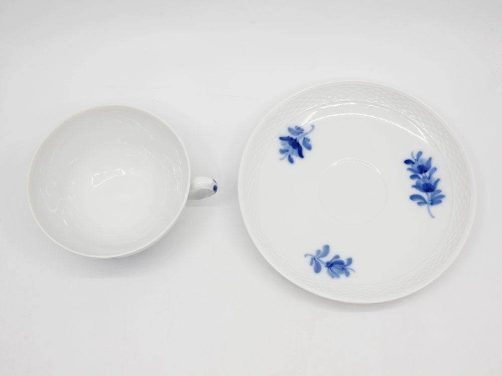 ロイヤルコペンハーゲン ROYAL COPENHAGEN ブルーフラワー Blue Flower ティーカップ＆ソーサー C&S デンマーク 北欧食器 ●